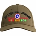 1st Logistical Command Vietnam Veteran Embroidered Cap with Ribbons