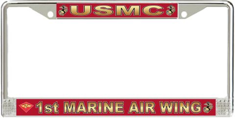 1st Marine Air Wing License Plate Frame