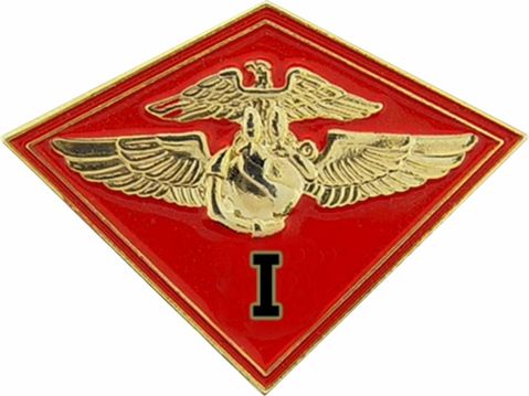 1st MARINE AIRWING MILITARY LAPEL PIN