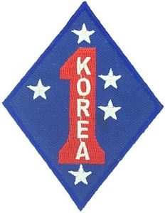 1st Marine Corps Division Korea Patch