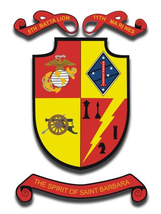 1st Marine Division 5th Battalion 11th Marine Regiment Sticker Decal