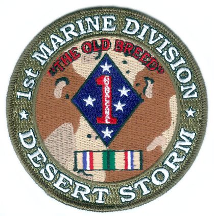 1st Marine Division Desert Storm Patch