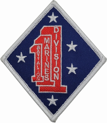 1st Marine Division Guadalcanal 3" Patch