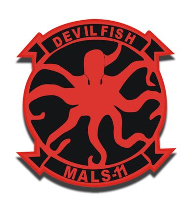 1st Marine Division Marine Aviation Logistics Squadron 11 Sticker Decal