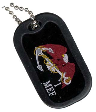 1st Marine Expeditionary Force ( 1 MEF ) Enamel Dog Tag