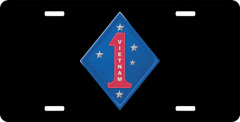 1st Marines Vietnam License Plate
