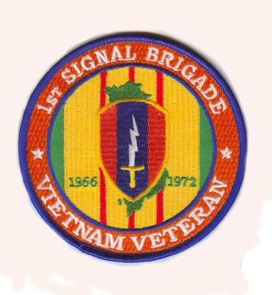 1st Signal Bridage Vietnam Veteran Patch
