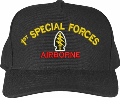 1st Special Forces Airborne Custom Embroidered Cap