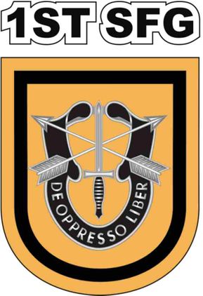 1st Special Forces Group Decal Sticker