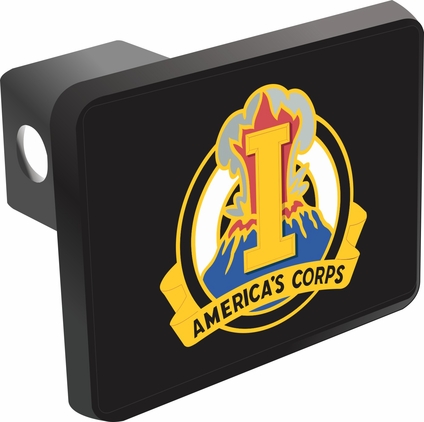1st U.S. Army Corps Unit Crest Hitch Cover