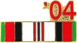 2004 Afghanistan War Campaign Ribbon Pin