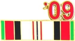 2009 Afghanistan War Campaign Ribbon Pin