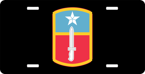 205th Infantry Brigade License Plate