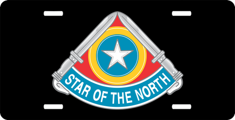 205th Infantry Brigade Unit Crest License Plate