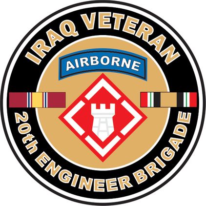 20th Engineer Brigade Iraq Veteran Decal