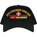 20th Engineer Brigade Vietnam Veteran Embroidered Cap with Ribbons