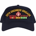 20th Engineer Brigade Vietnam Veteran Embroidered Cap with Ribbons
