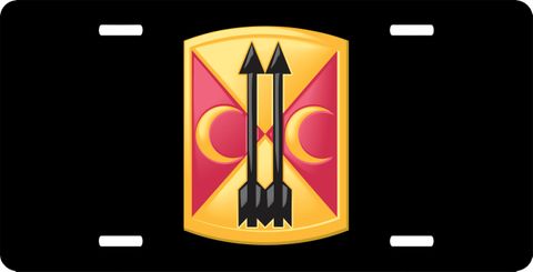 212th Field Artillery Brigade PatchLicense Plate
