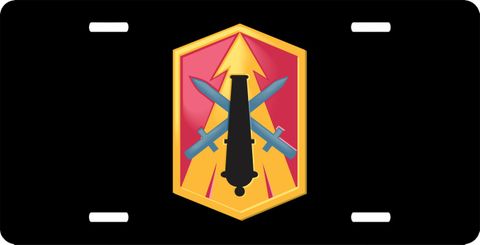 214th Field Artillery Brigade PatchLicense Plate