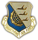 21st Air Force Shield Lapel Pin