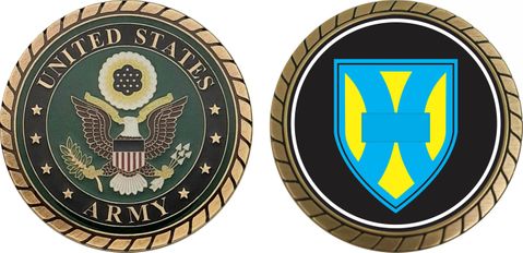 U.S. Army 21st TSC Theater Support Command Challenge Coin