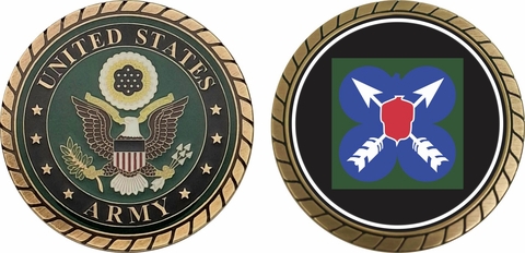21st U.S. Army Corps Patch Challenge Coin