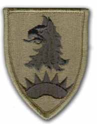 221ST MILITARY POLICE BRIGADE 3" SUBDUED MILITARY PATCH