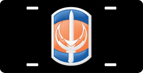 228th Signal Brigade PatchLicense Plate