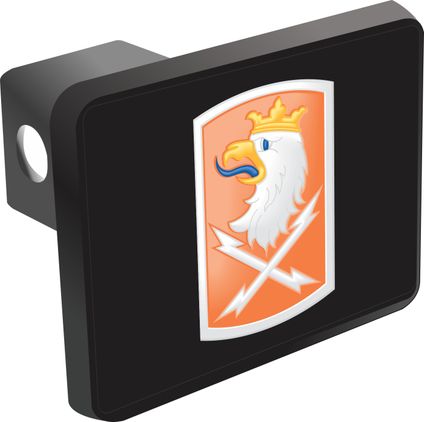 22nd Signal Brigade Patch Hitch Cover