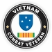 23rd Infantry ( Americal ) Division Vietnam Combat Veteran with Ribbon Decal