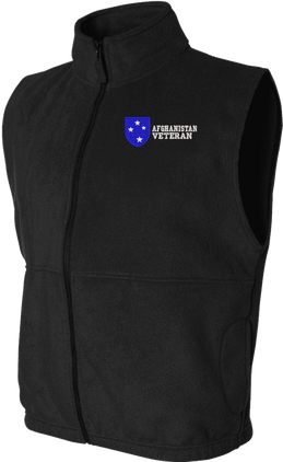 23rd Infantry Division Afghanistan Veteran Full-Zip Fleece Vest