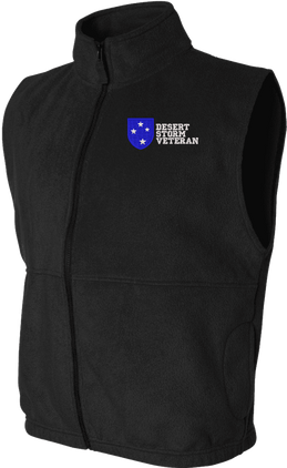 23rd Infantry Division Desert Storm Veteran Full-Zip Fleece Vest