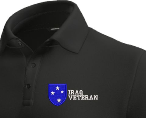 23rd Infantry Division Iraq Veteran Moisture Wicking Polo