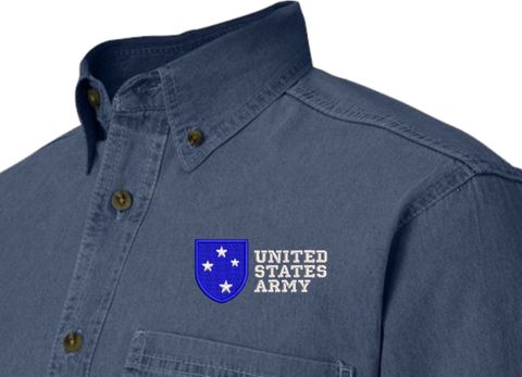 23rd Infantry Division United States Army Denim Shirt