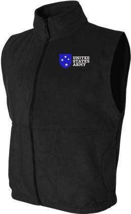 23rd Infantry Division United States Army Full-Zip Fleece Vest