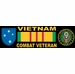23rd Infantry Division Vietnam Combat Veteran Bumper Sticker