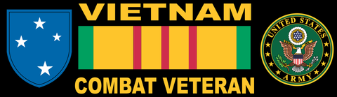 23rd Infantry Division Vietnam Combat Veteran Bumper Sticker