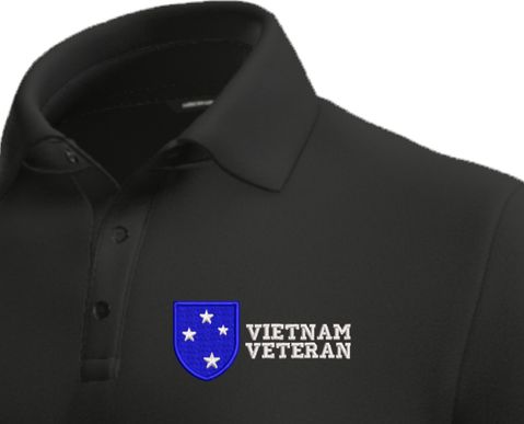 23rd Infantry Division Vietnam Veteran Moisture Wicking Polo