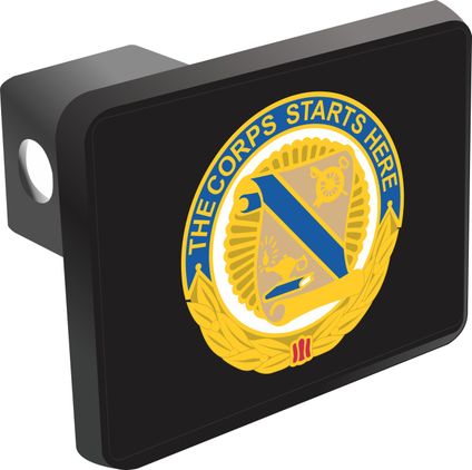 23rd Quartermaster Brigade Unit Crest Hitch Cover
