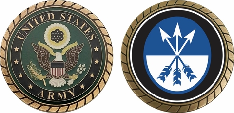 23rd U.S. Army Corps Patch Challenge Coin