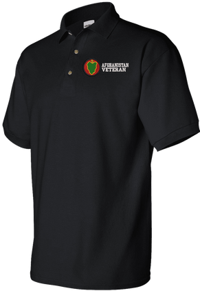 24th Infantry Division Afghanistan Veteran Polo