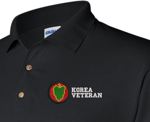 24th Infantry Division Korea Veteran Polo