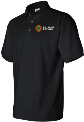 24th Infantry Division Retired Polo