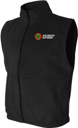 24th Infantry Division Full-Zip Fleece Vest