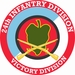 24th Infantry Division with Crossed Rifles Decal