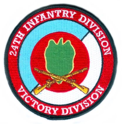 24th Infantry Division with Rifles Patch