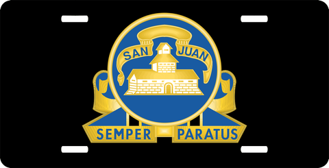 24th Infantry Regiment Unit Crest License Plate