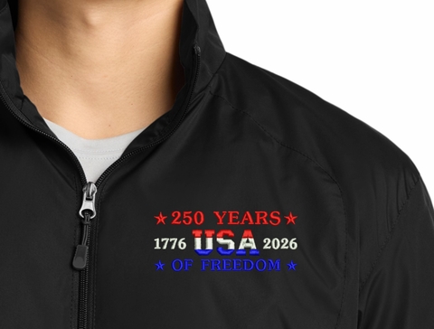 250 Years of Freedom Full-Zip Windbreaker