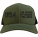 250 Years of Freedom (Split) Embroidered Mesh-Back Cap