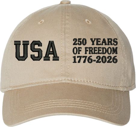 250 Years of Freedom (Split) Unstructured Dad Cap